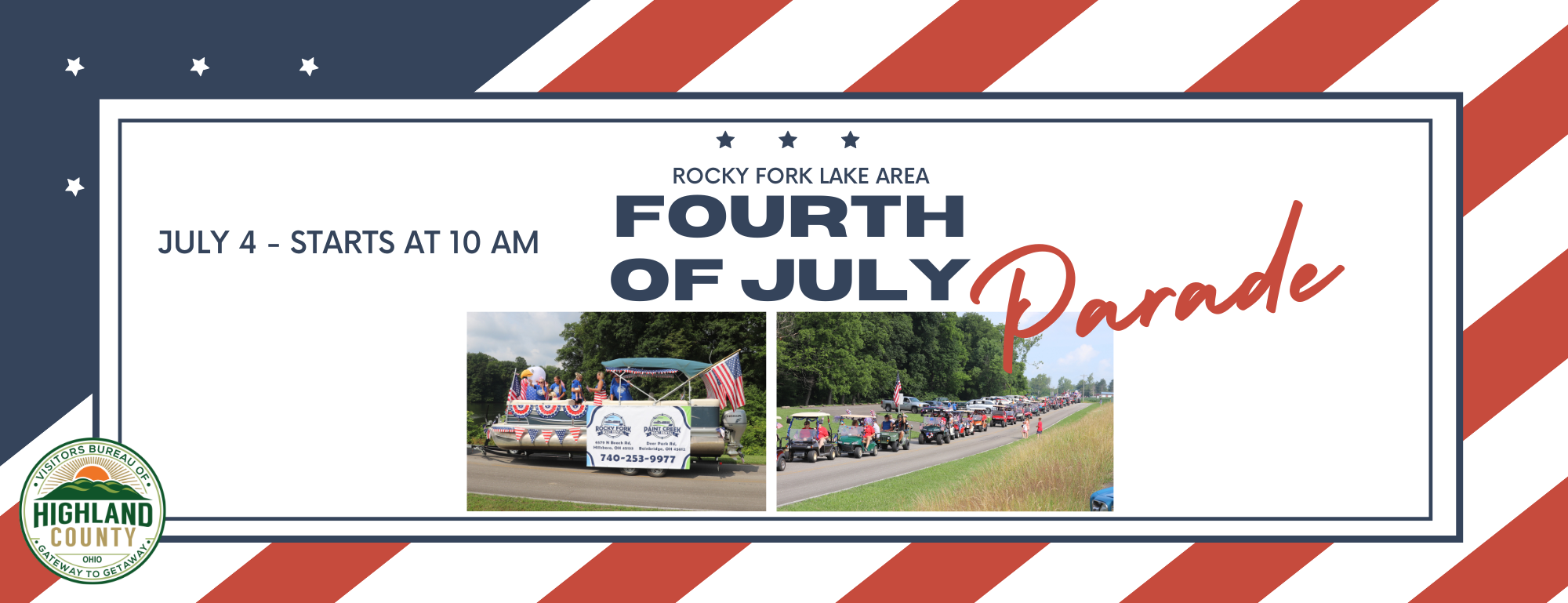 Fourth of July Parade at Rocky Fork Lake area